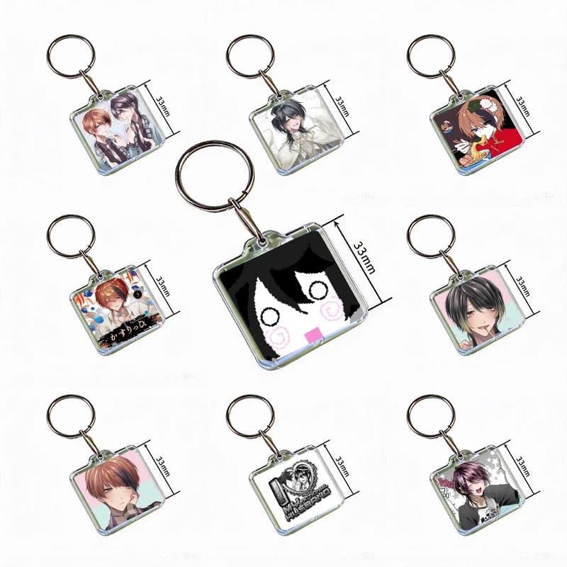 Anime Kasurich Anime Acrylic Keychain Handmade Hanging Ornaments for Clothes Backpack Decoration Accessories Gifts with Friends