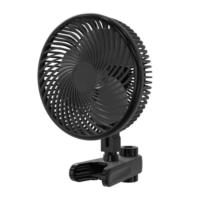 New motor clip fan 6 inch black clip fan, tent portable indoor fan