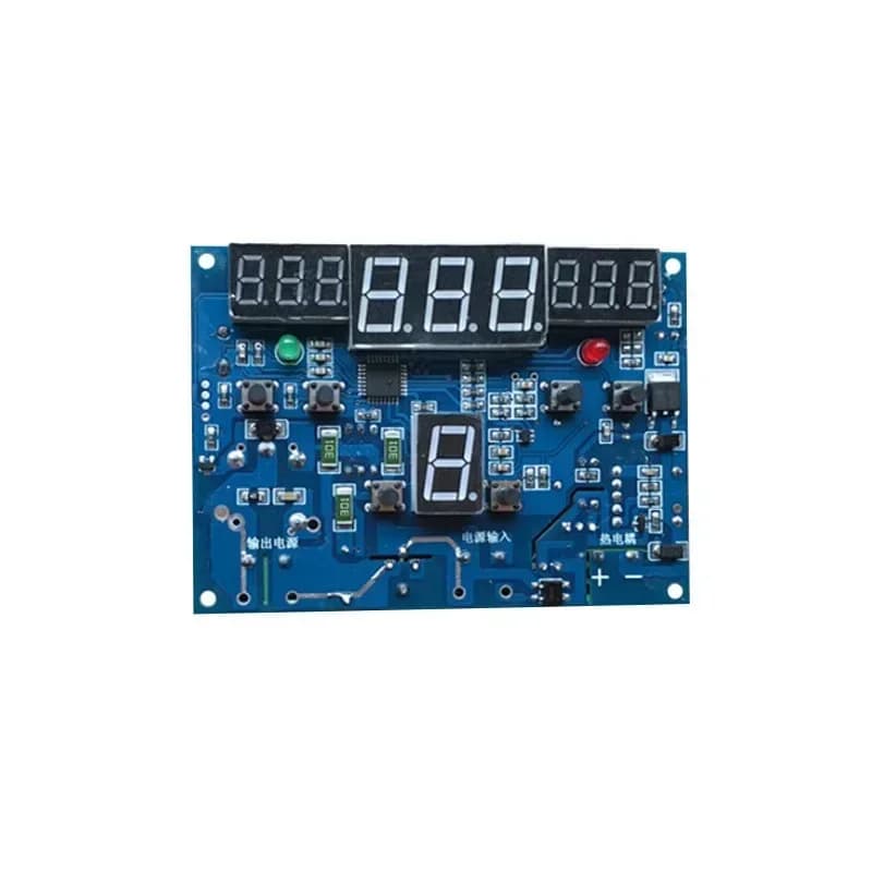 Intelligent digital display thermostat temperature controller, three windows synchronous display 400 with governor