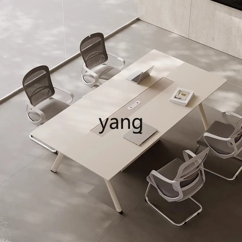 LH modern minimalist negotiation table and chair combination, small conference room table