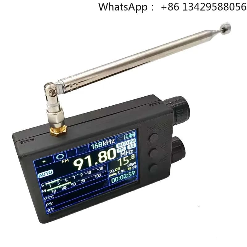 Portable mini TEF6686 full-band wireless touchscreen LW/MW/SW/FM/AM full-band shortwave receiver