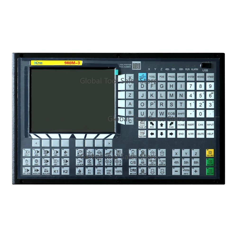 HLTNC High Quality  Lathe Control System  Controller  3 4 6 Axis Controller Lathe and Turning Center 980