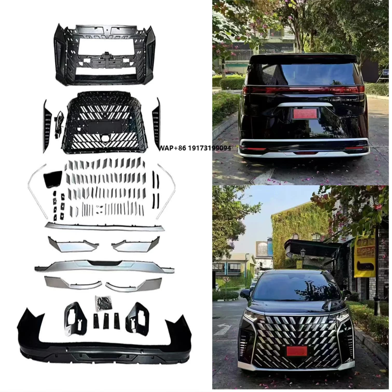 New Auto Body Kits for B-YD Denza D-9s Including Bumper Type Accessories