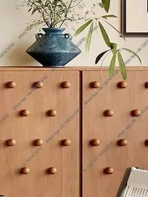 Rt New Medieval Style Dining Side Cabinet Designer Art Paint Engraving Entrance Shoe Cabinet Fashion