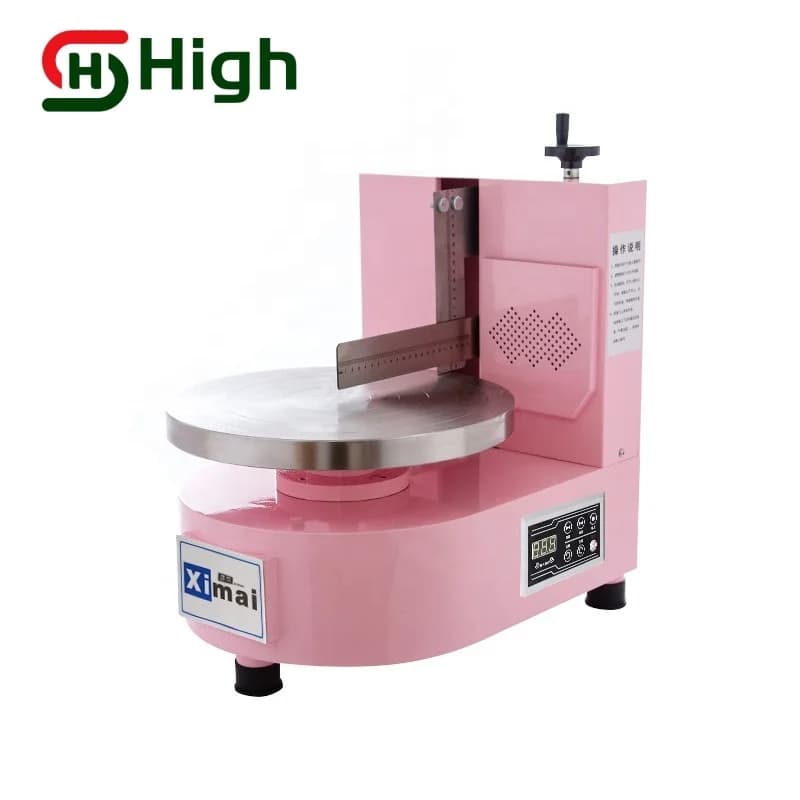 Birthday Cake Icing Decorating Smoothing Frosting Filling Machine Bakery New 304 Stainless Steel High Efficiency Cake Cream