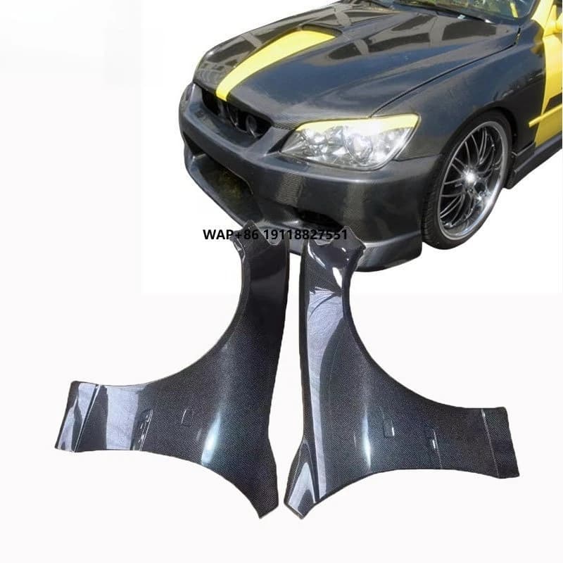 1998-2005  IS300 Black Carbon Fiber Side Fenders Bumper IS Series 4DR Fender Flare Car Fenders