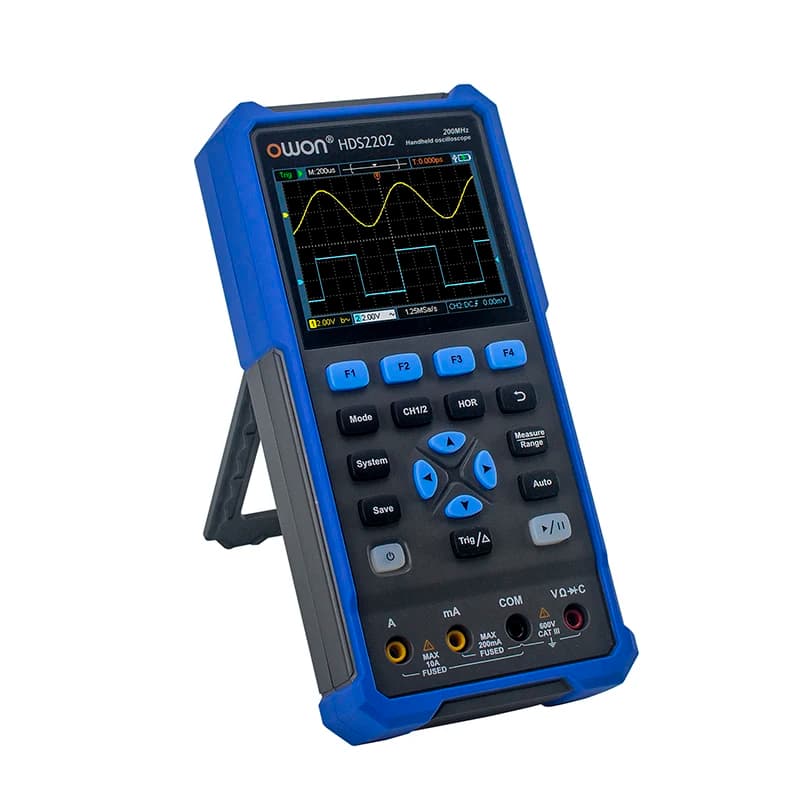 2CH 200MHz 2-in-1 Digital Oscilloscope Multimeter 1GSa/s