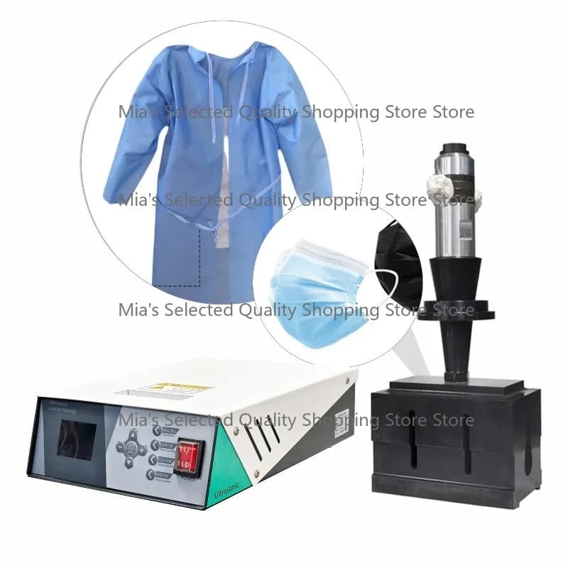 20kHz Ultrasonic Welding System New 2000W 220V Transducer Stainless Steel Horn Suitable Fully Automatic Non-Woven
