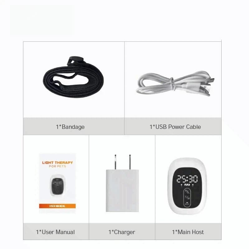 Dog Cat Therapy Device For  Care Pain Relief Multiple Wavelength LED Light Therapy Pets Device Wearable And Por