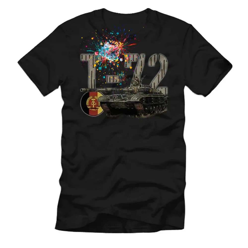 East y Nation People's Army NVA T-72 Tank T-Shirt 100% Cotton O-Neck Summer Short Sleeve Casual Mens T-shirt Size S-3XL