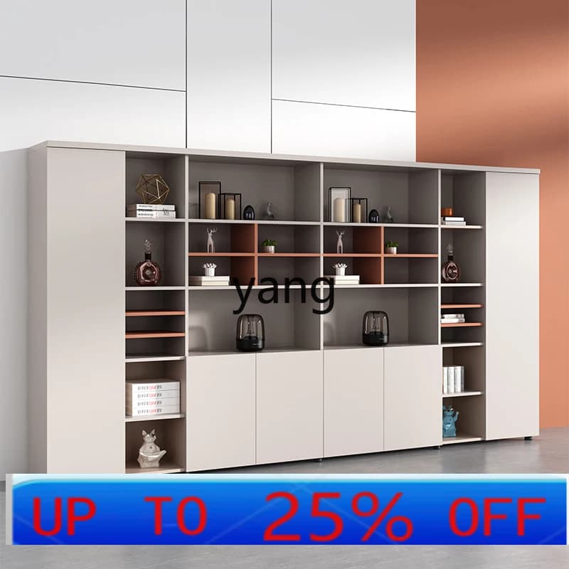 LH  Storage Locker Wooden Display Office Locker Against the Wall