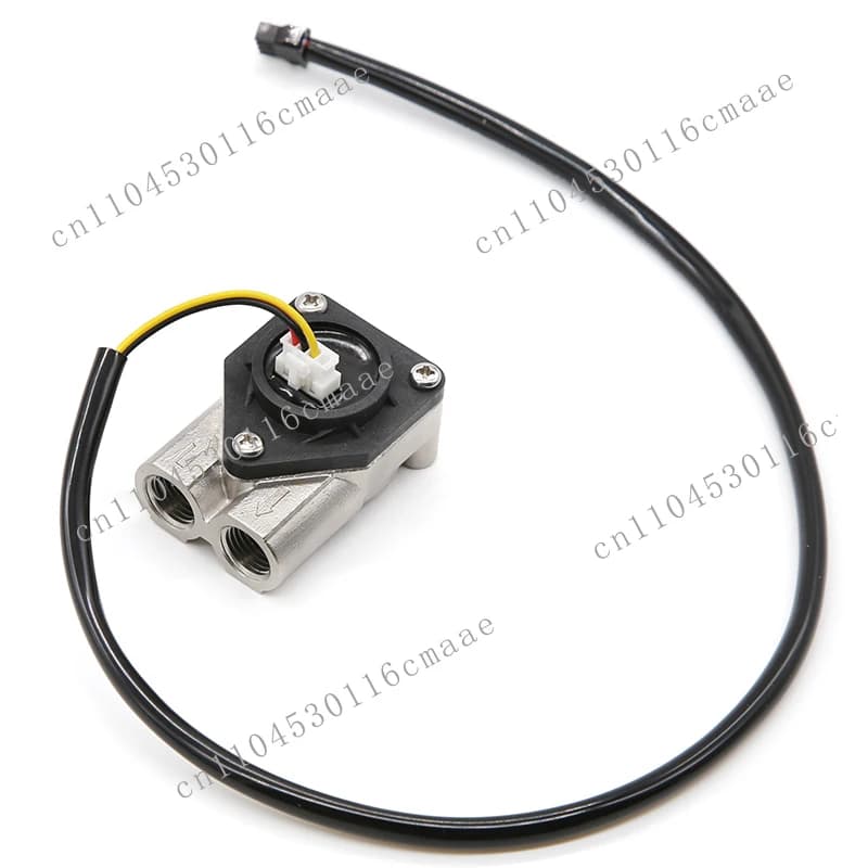 Coffee machine water flow sensor DIJIANG G1/4 threaded port stainless steel turbine flow meter sensor ZJKFL-S1