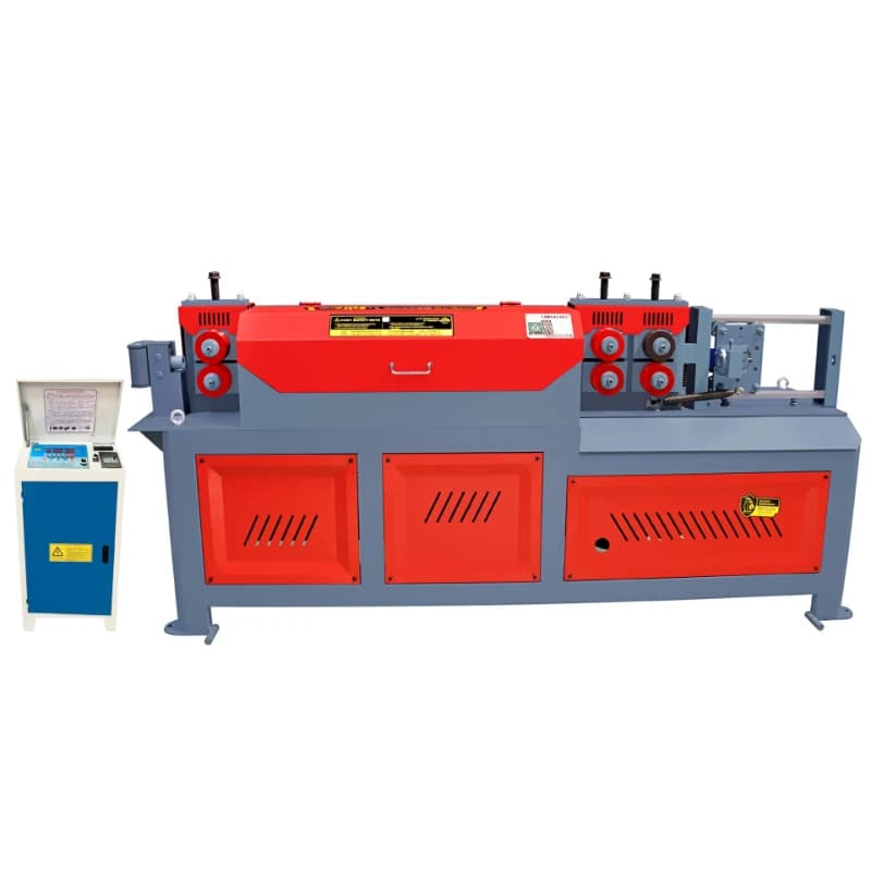 Automatic numerical control hydraulic steel bar straightening and cutting machine