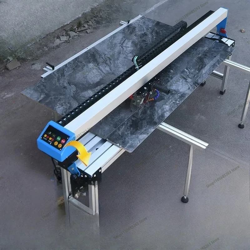 Tile waterjet slotting edging rock slab stone floor tile multi-functional cutting machine 45 degree chamfering