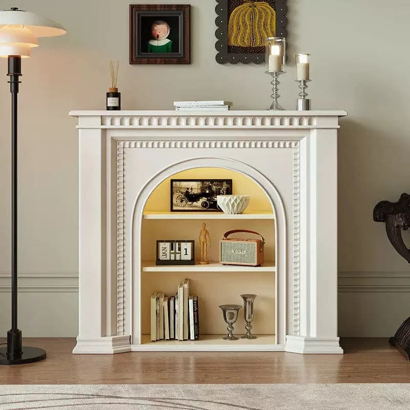 French Style Cabinets Collectables Display Arched Design Cabinets Vintage Cutecore Muebles Para El Hogar House Furniture