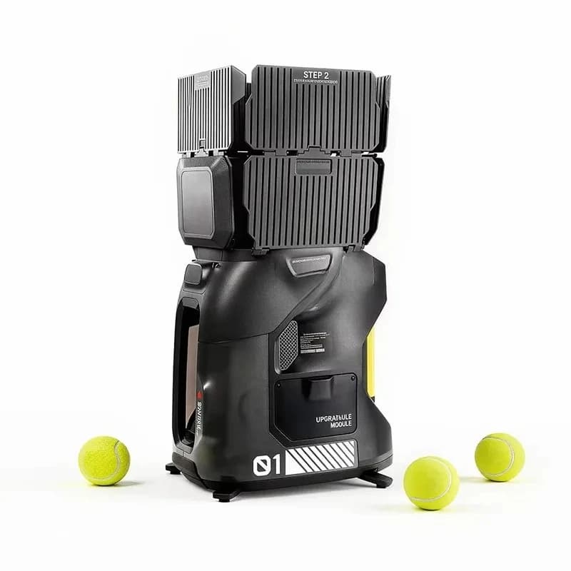 for Tennis Serve Machine Vision Based AI Robot Training Shooting Device for Tennis Serve Practice
