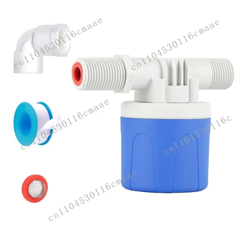 6 minutes 1 inch water full stop self-replenishing water tower float water level control valve plastic float valve