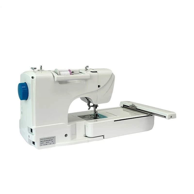Household automatic computerized embroidery machine, integrated sewing and cutting, large color screen