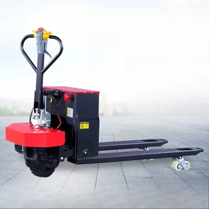 Electric forklift double wheel pallet electric construction site automatic forklift hydraulic off-road climbing warehouse truck