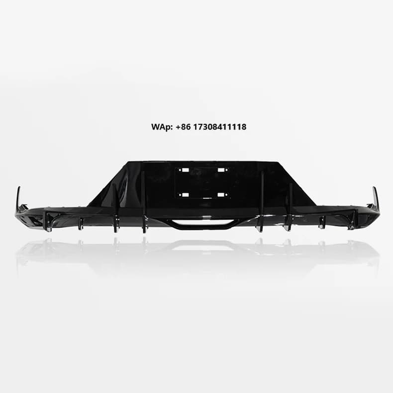 Car Rear Bumper Lip Diffuser Spoiler Rear Side Splitter Air Deflector Car Upgrade Rear Bumper Lip for Han EV 2022-2023