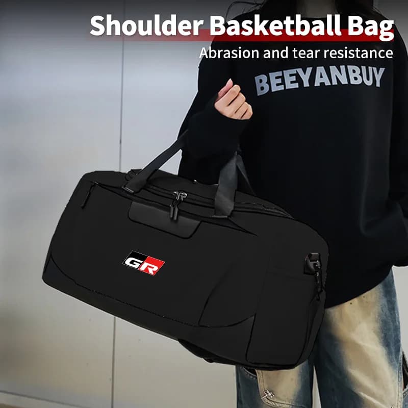 Car Styling Gym Bag Large Capacity Sports Tote Travel Shoulder Backpack For Toyota GR Yaris Aygo CHR Corolla Prius RAV4 Camry Au