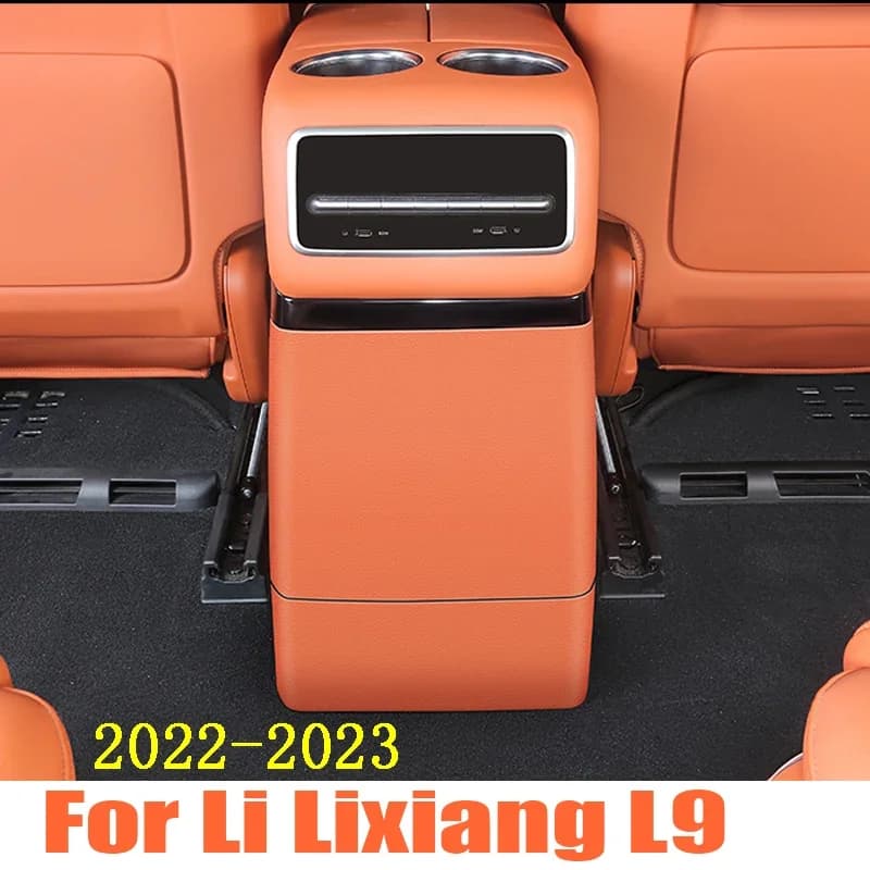 For Li Lixiang L9 2022 Car Rear Refrigerator Anti Kick Cover Anti Scratch Anti Dirt Refrigerator Panel Sticker Accessories