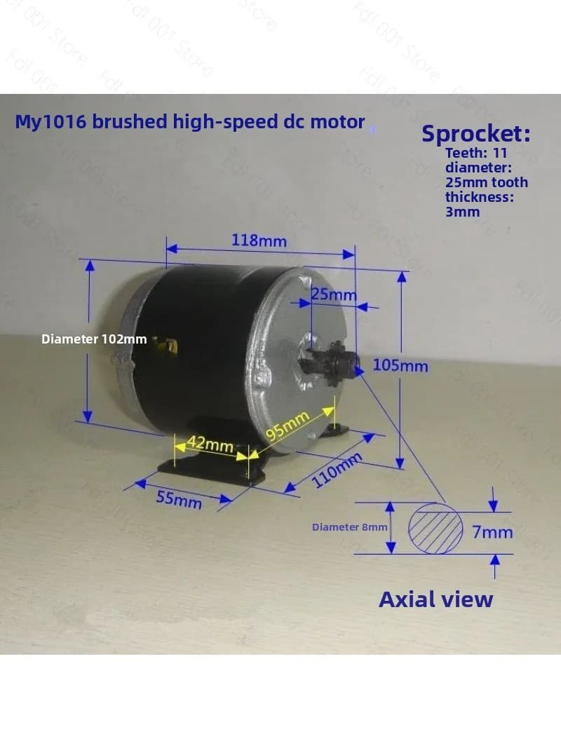 For Leaf manufacturer straight 12v36v24V350w little dolphin electric vehicle motor, electric scooter motor