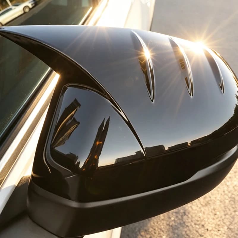 Car Styling For Honda HR-V HRV 2021 2022 Rearview Mirror Cover Trim Caps With Horn Decorate Auto Accessories