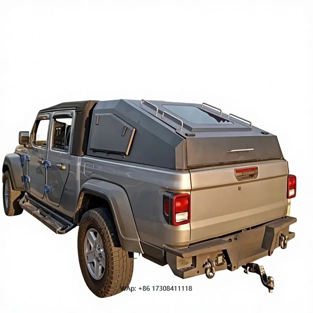 Waterproof Aluminum Stainless Steel Hardtop Topper Cover for Gladiator Rubicon Ranger F150