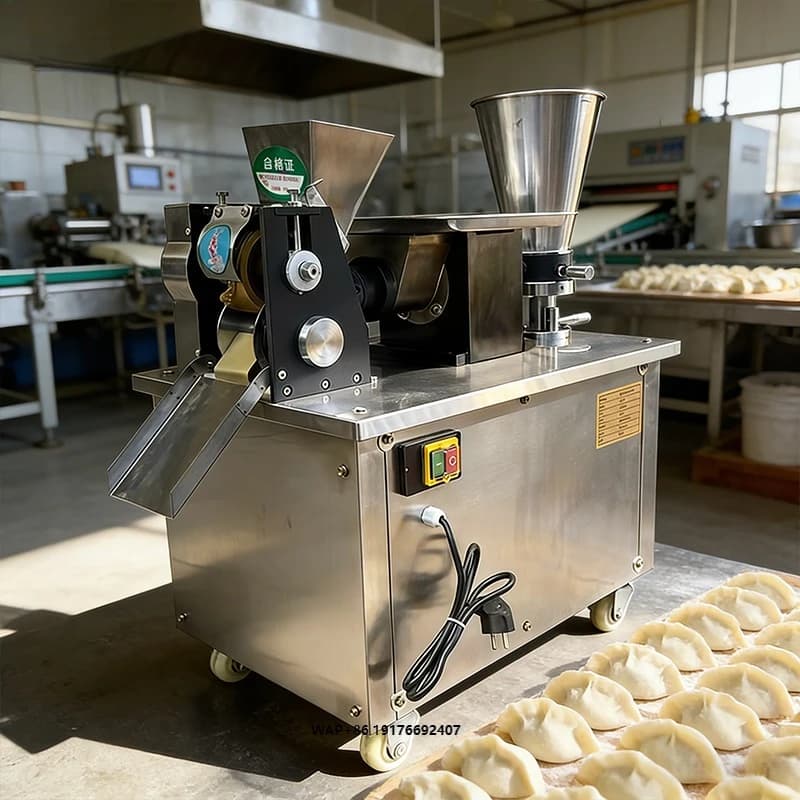 Stainless Steel Automatic Dumpling Maker Machine Commercial Small Samosa Industrial Pasta Tool