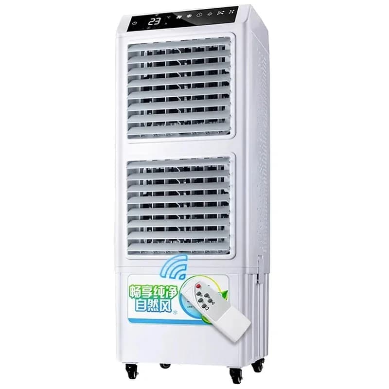 Mobile cooler refrigeration evaporative fan double outlet office commercial cooling circulation conditioning