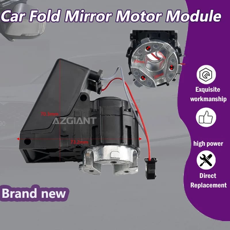 Car Side Wing Mirror Folding Motor module Motor assembly  For Holden Epica/Mitsubishi Lancer 10 Fortis car accessories