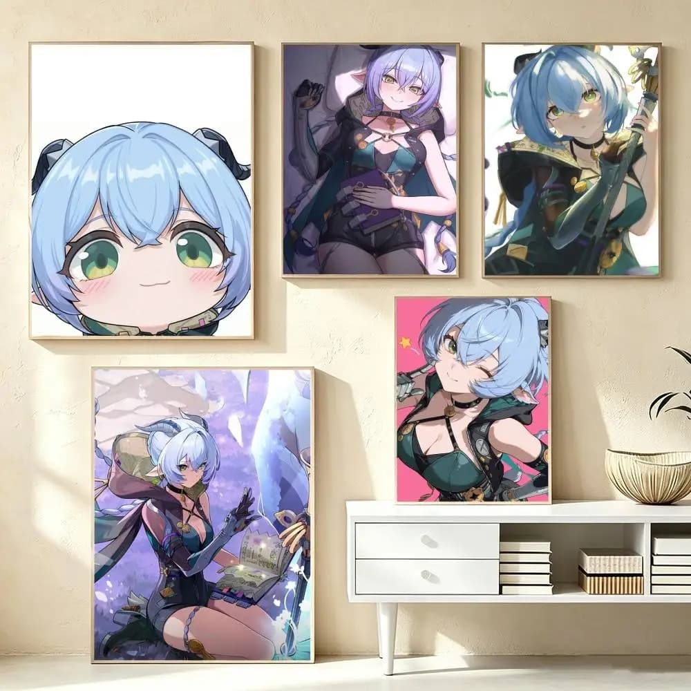 Lucia Elowen Zenlss Zone Zero  Poster High Quality Dorm Living Room Aesthetic Wall Decoration Painting Stickers Gift