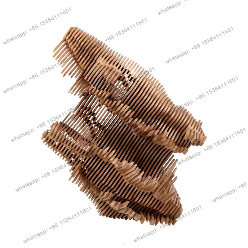 Creative abstract wooden handicrafts model house porch decoration ornament sculpture artwork