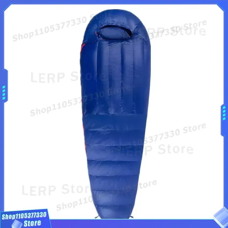 Ultra Light Goose Down Sleeping Bag Waterproof Nylon Outdoor Camping Travel Winter Foldable Warm Comfortable Portable Sleep