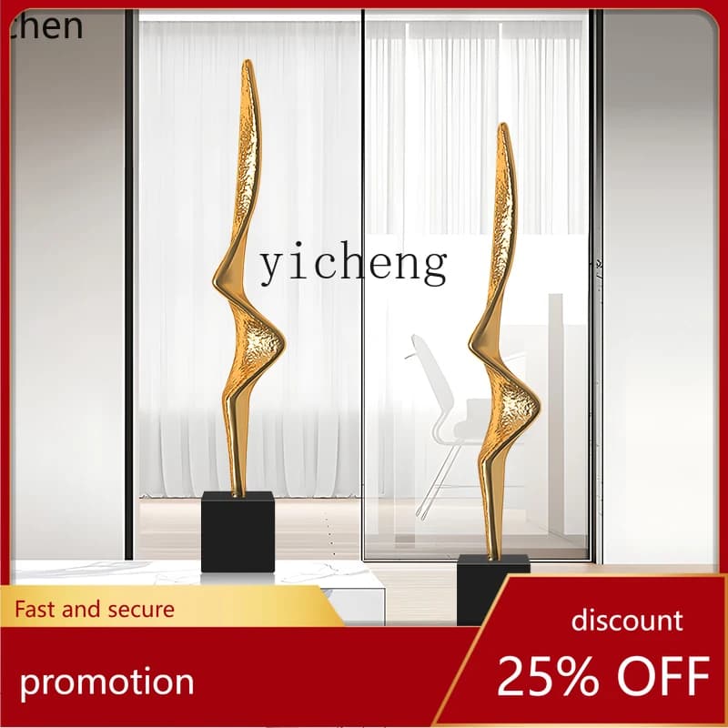 HXL Slender Entrance Ornament Abstract Art TV Cabinet Niche Villa Stairs Corner Aisle Decoration