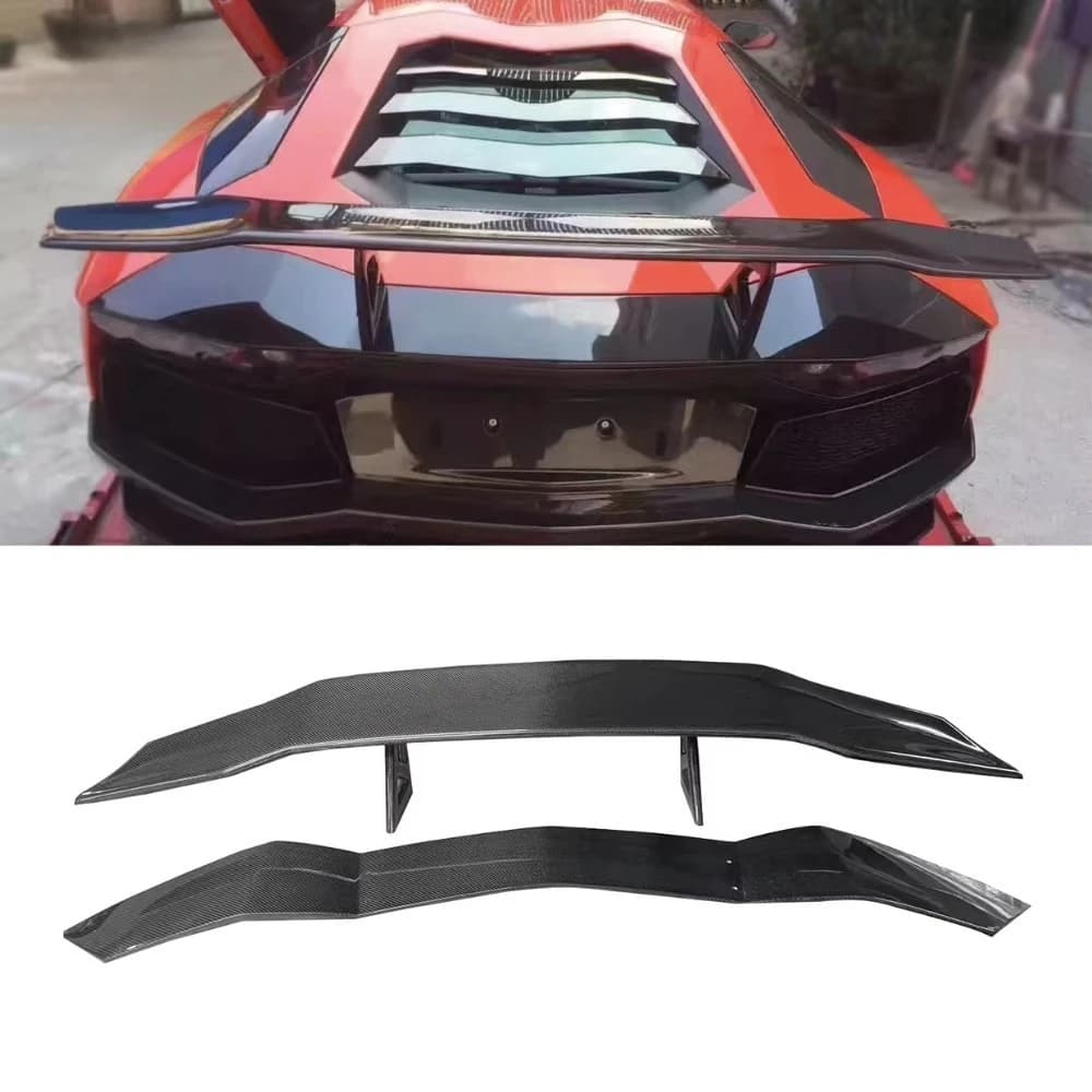 Carbon Fiber Rear Bumper Spoiler for Aventador LP700 720 750 2012-2018 Rear Wing Car Accessories