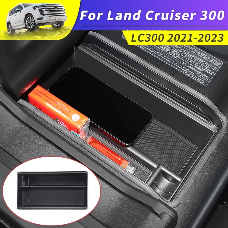 For Toyota Land Cruiser 300 2022 Interior Decoration modification accessories LC300 armrest box refrigerator storage box Tuning
