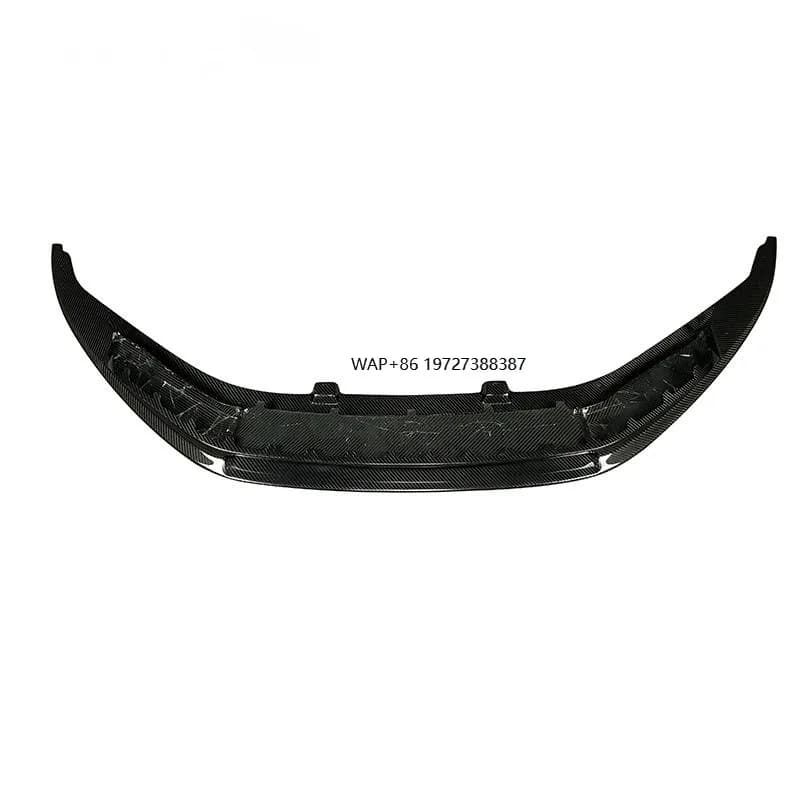 Real Dry Carbon Fiber Front Splitter front lip For R8 V Style Front Bumper Lip