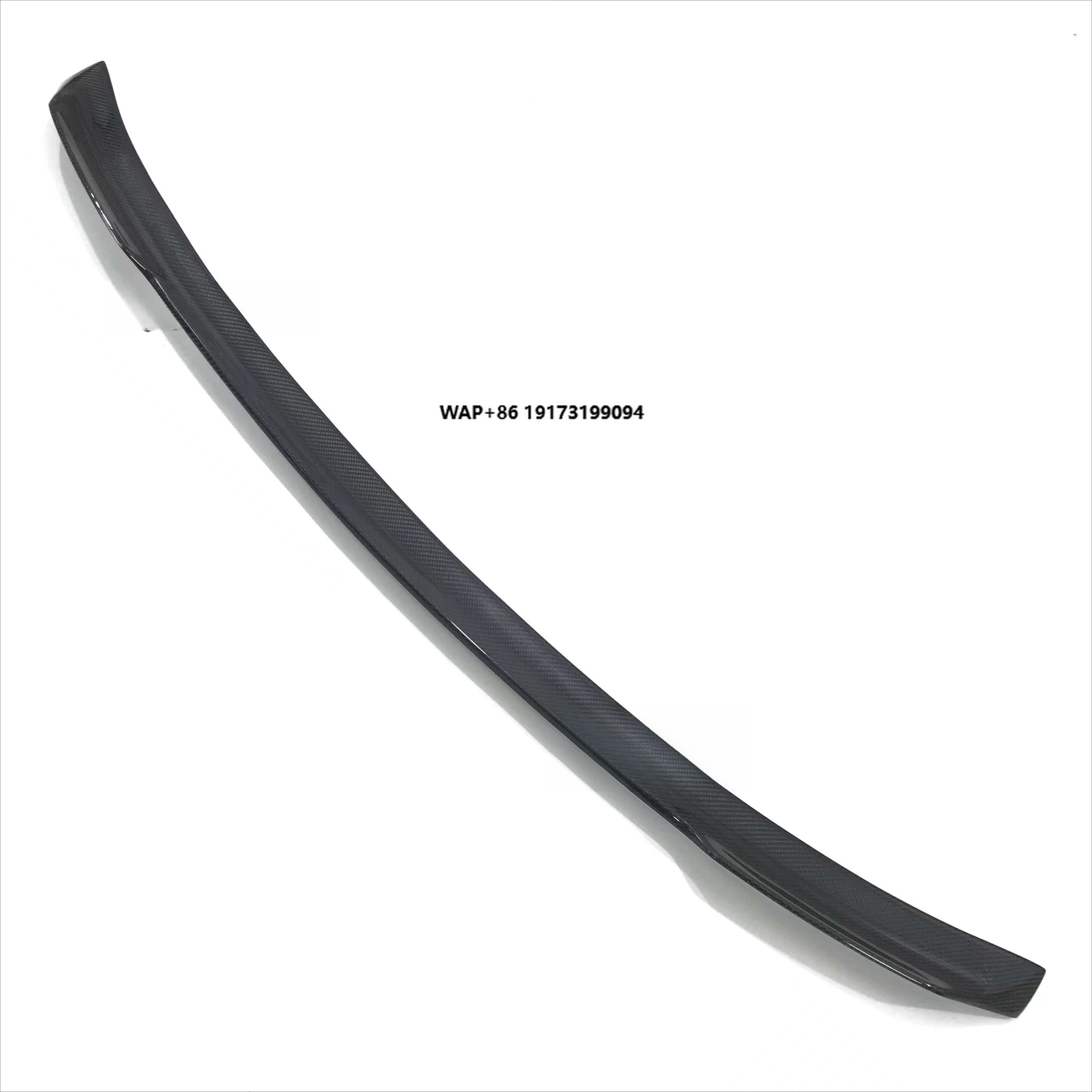 New High Quality CSYP Carbon Black MS Style Carbon Fiber Wing Spoiler Body Kit Screw-On for  Coupe 9Y0 9YA