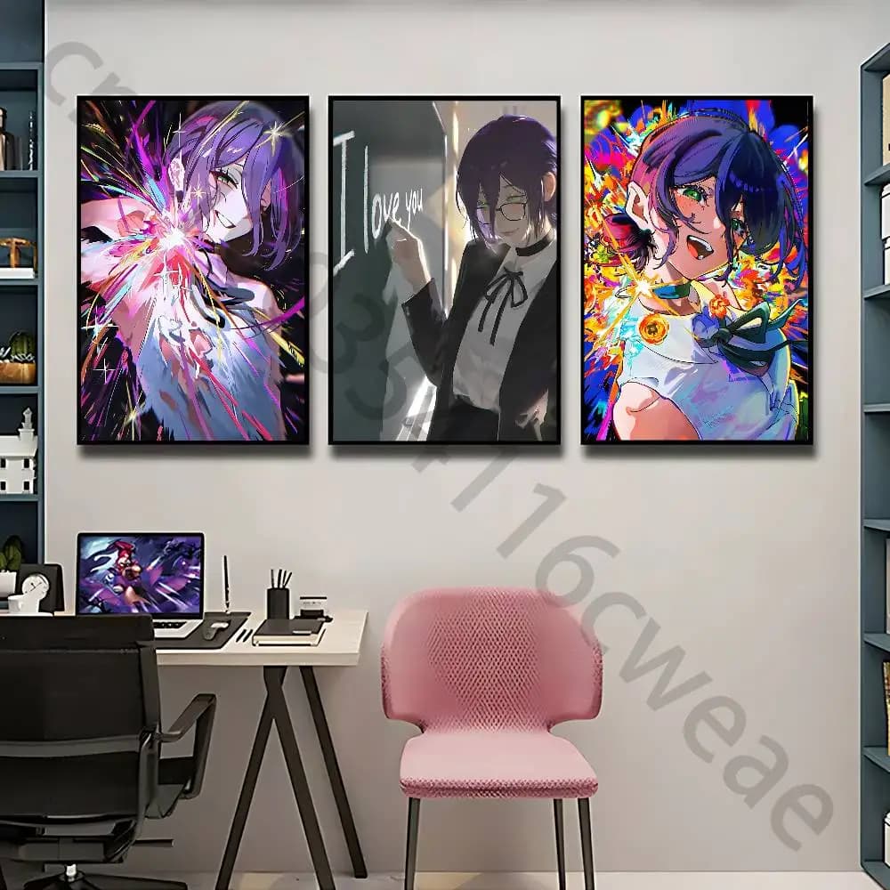 R-Reze-Devil Wall Art Poster Print Wall Decor for Living Room Bedroom Home Decoration