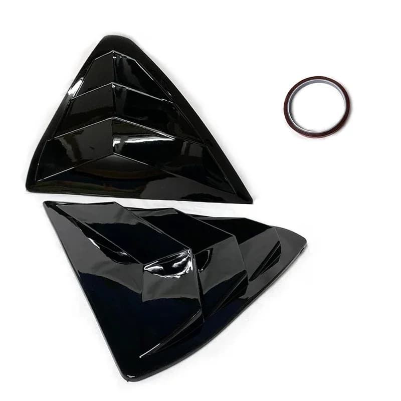Car Rear Window Side Louvers For Mazda CX5  2018  2019 2020 2021 2022  2023 Vent Trim ABS Rear Window Louver Shutter Cover
