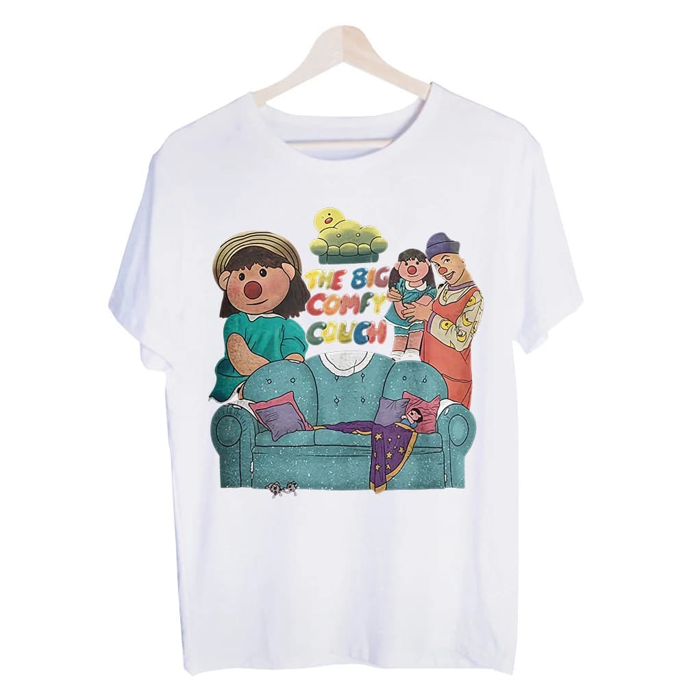 Men's Cartoon Character Family Graphic Tee, Short Sleeve Crew Neck T-Shirt for Casual Daily Wear and Weekend Outfits