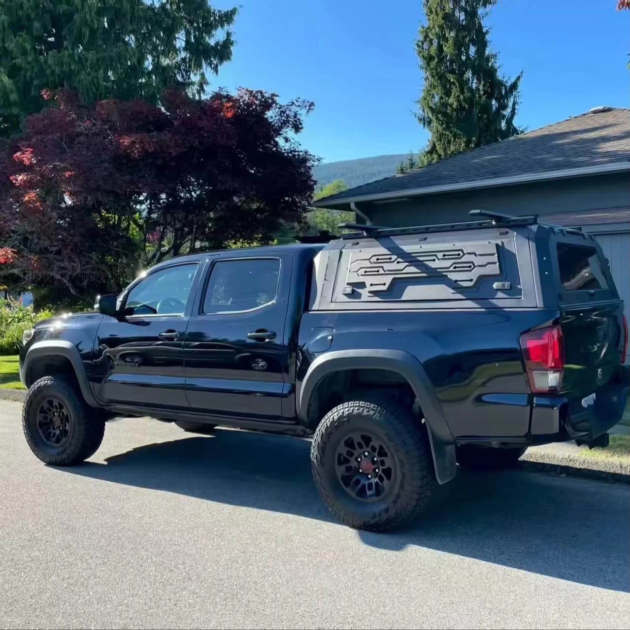 STLF 2025  4th Gen 5ft 6ft Top Rated Manual Waterproof Locking Hard Topper Truck Smart Bed Cap Aluminum Canopy For Tacoma