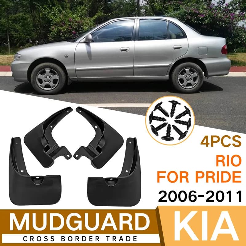 For Kia New Maxima Rio For Pride 2006-2011 Fender Tile Auto Parts fender flares 4runner accessories mud flaps
