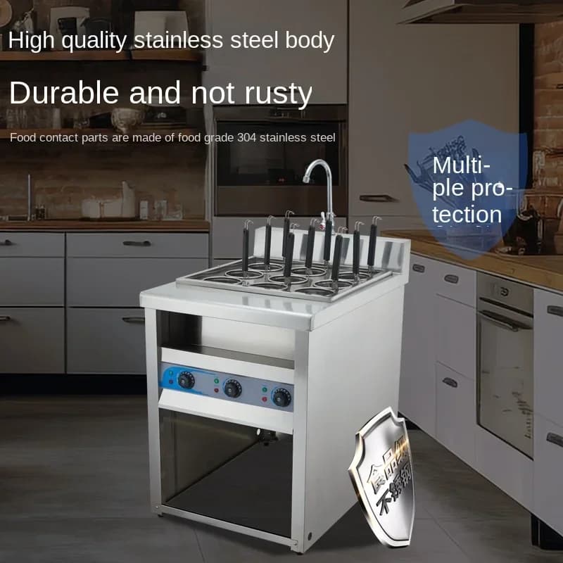 Commercial Cooking Noodle OvenElectric Six-nine Head Gas Multifunctional Spicy Hot Dumpling Intelligent Furnace