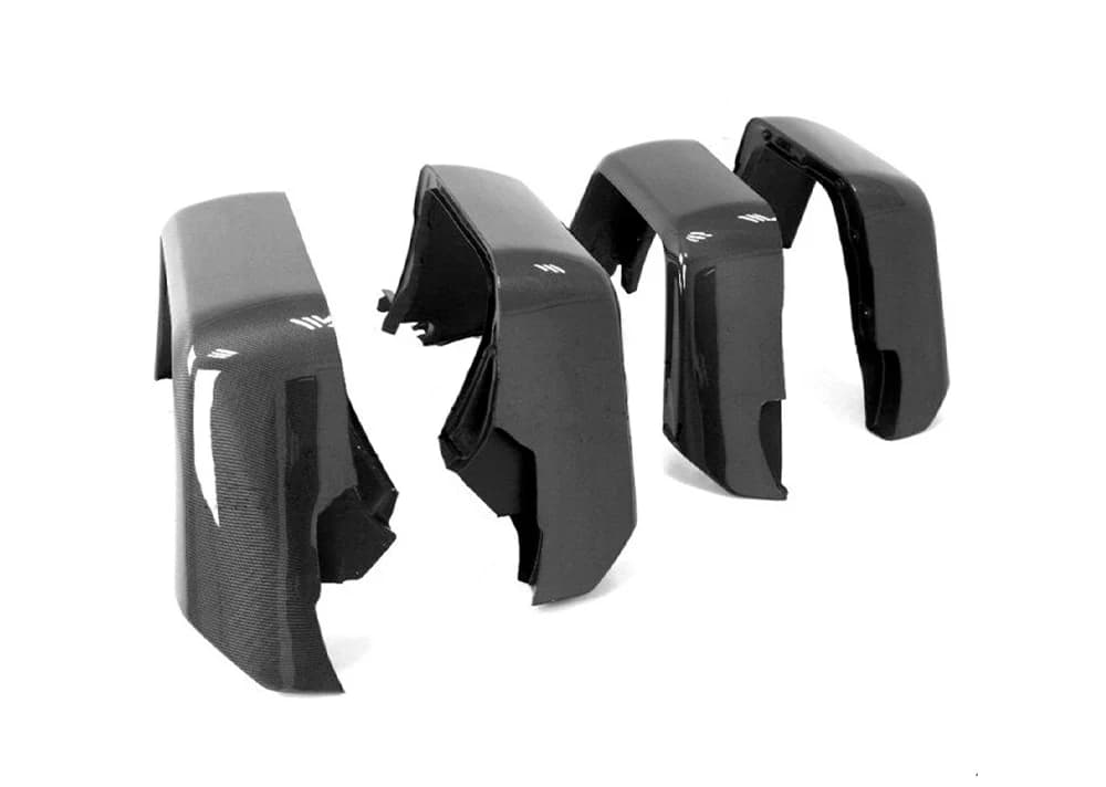 For W463 2018 4X4 Wide Over Fenders 26cm Width Dry Carbon Fiber Fender Flare Wheel Brow Arch Car Fender Extension Flares