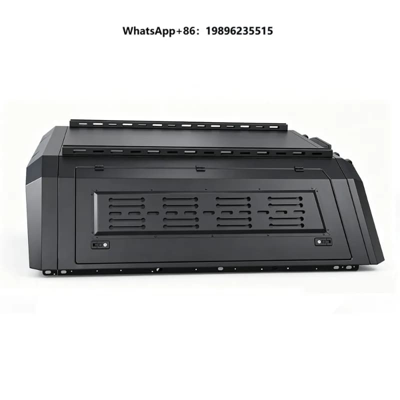 Automotive Accessories Aluminum Pickup Canopy Manufacturer with Roof Rack Sliding Windows and Lockable Doors