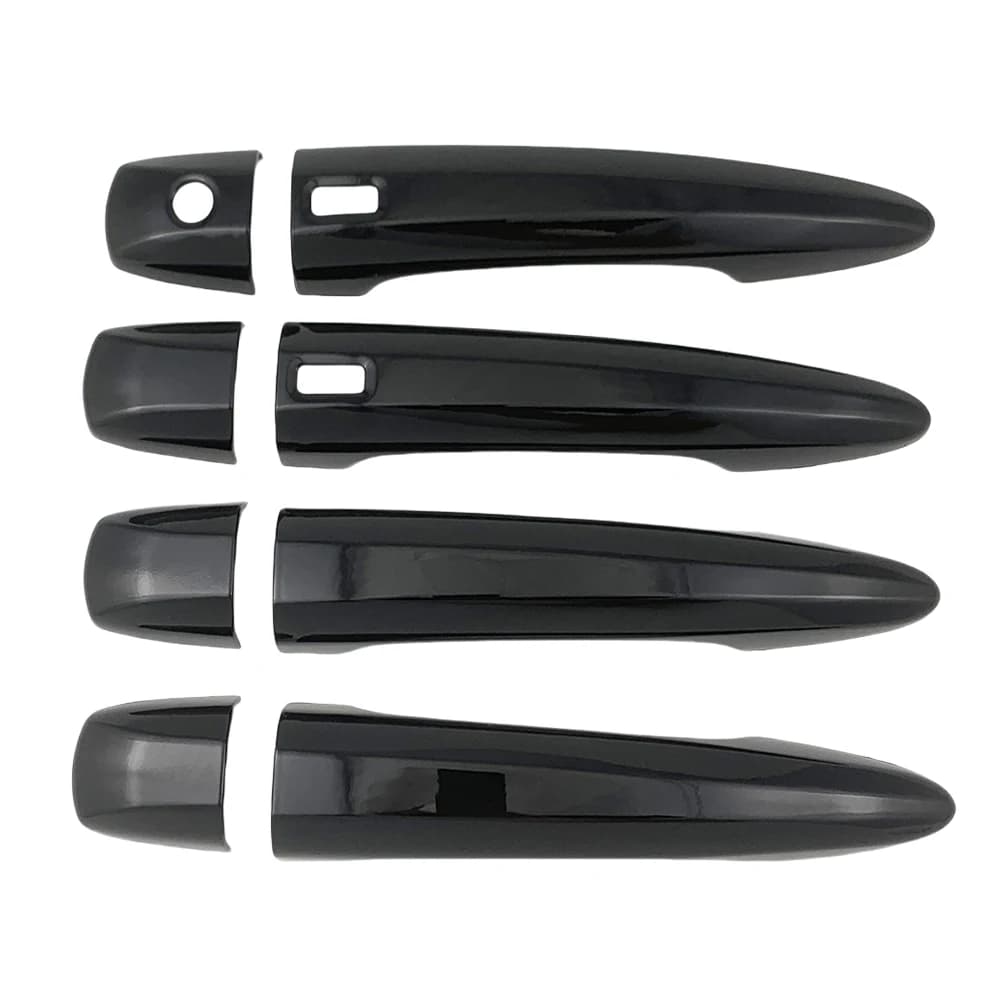 For Nissan Teana Sylphy Altima 2023 2024 2025 Glossy Black Smart keyhole Door Handle Covers Trim Car Accessories Car Stickers