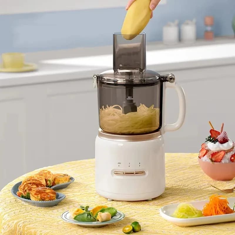 Shredded Food Processor High Speed Kitchen Blender Food Processor Mini Electric Multifunctional Food Processor